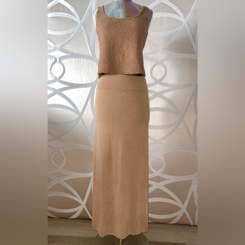 Philosophy cashmere camel tan Maxi Skirt
